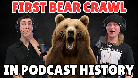 HE DID WHAT?! Andrew Lyng Bear Crawls Across the Podcast Desk! 🐻