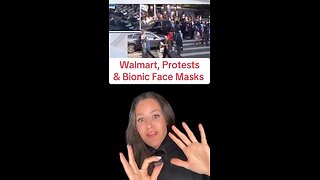 Captioned - Walmart funds anti-ICE rioter 😳🤦🏻‍♀️