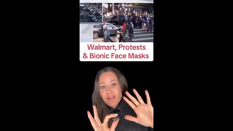 Captioned - Walmart funds anti-ICE rioter 😳🤦🏻‍♀️