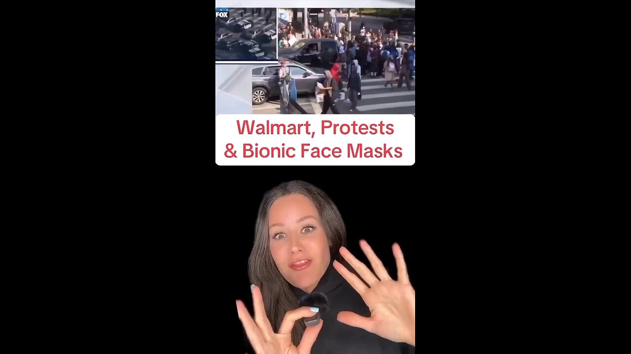 Captioned - Walmart funds anti-ICE rioter 😳🤦🏻♀️
