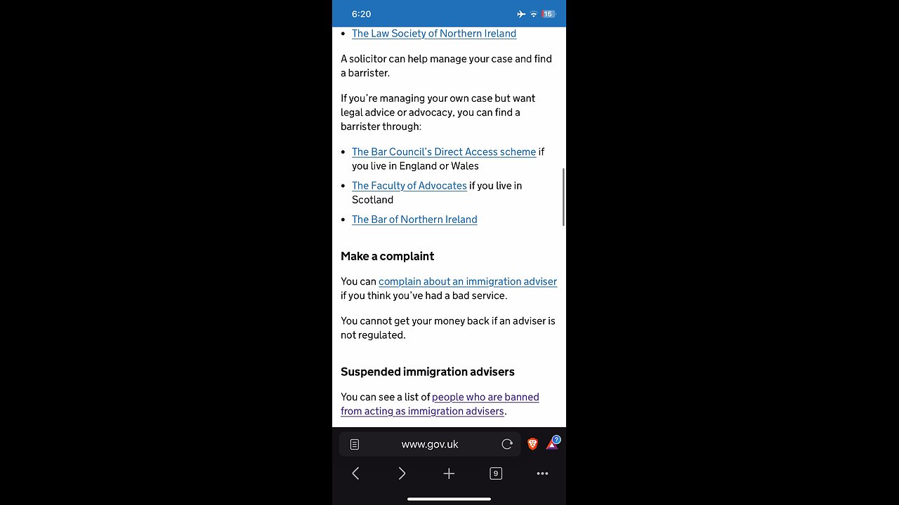 Gov news : seek asylum in UK