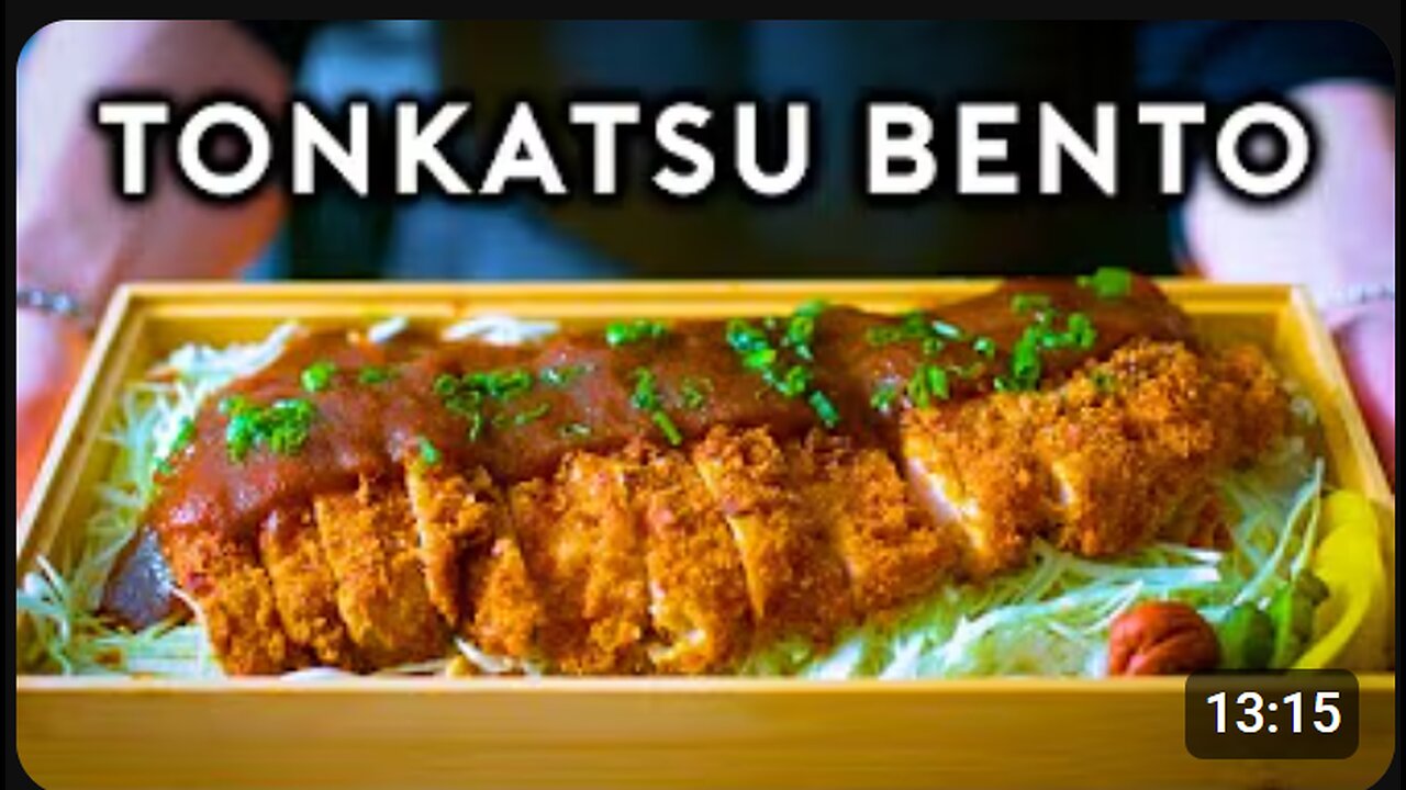 🍱 Tonkatsu Bento from Your Name ✨ | Anime Food with Alvin 🎌❤️