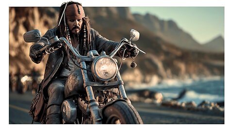 Pirates of the Caribbean –The Black Pearl on Two Wheels – (Epic AI Parody Music Video)