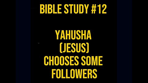 Good Morning, Humans! ⭐️ Bible Study #12: Jesus (Yahusha) Choose Some Followers 📖 #ASL #signlanguage