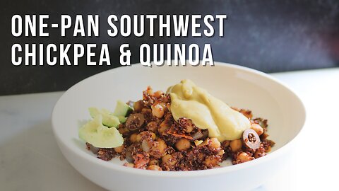 One-Pan Southwest Chickpea & Quinoa Delight