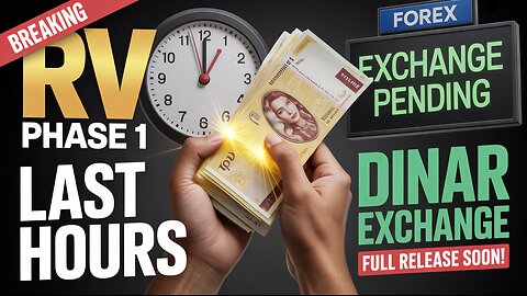Iraqi Dinar RV Phase 1 – Last Hours Before Full Exchange 💥 IQD News