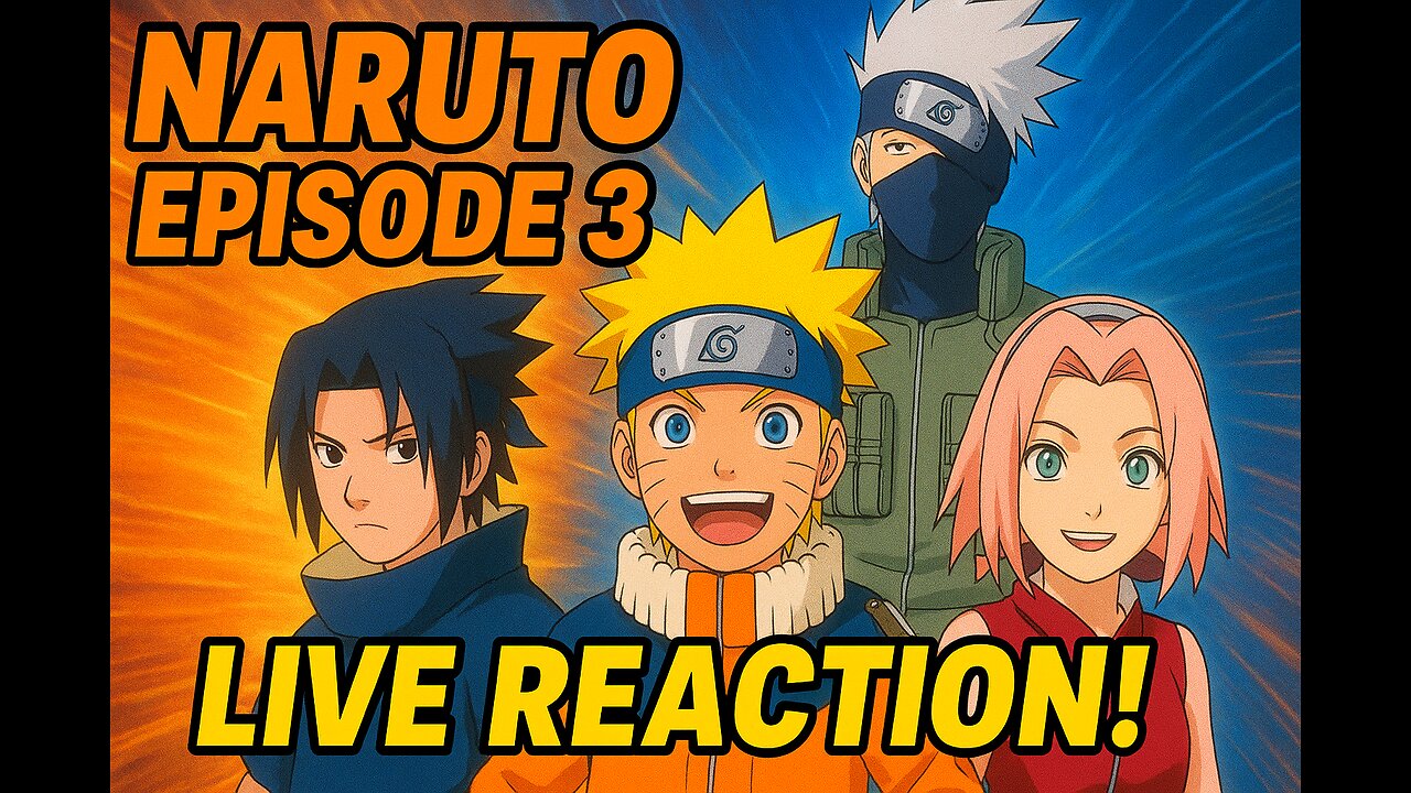 🔥 Naruto Episode 3 LIVE Reaction! | The Path of the Ninja Begins!