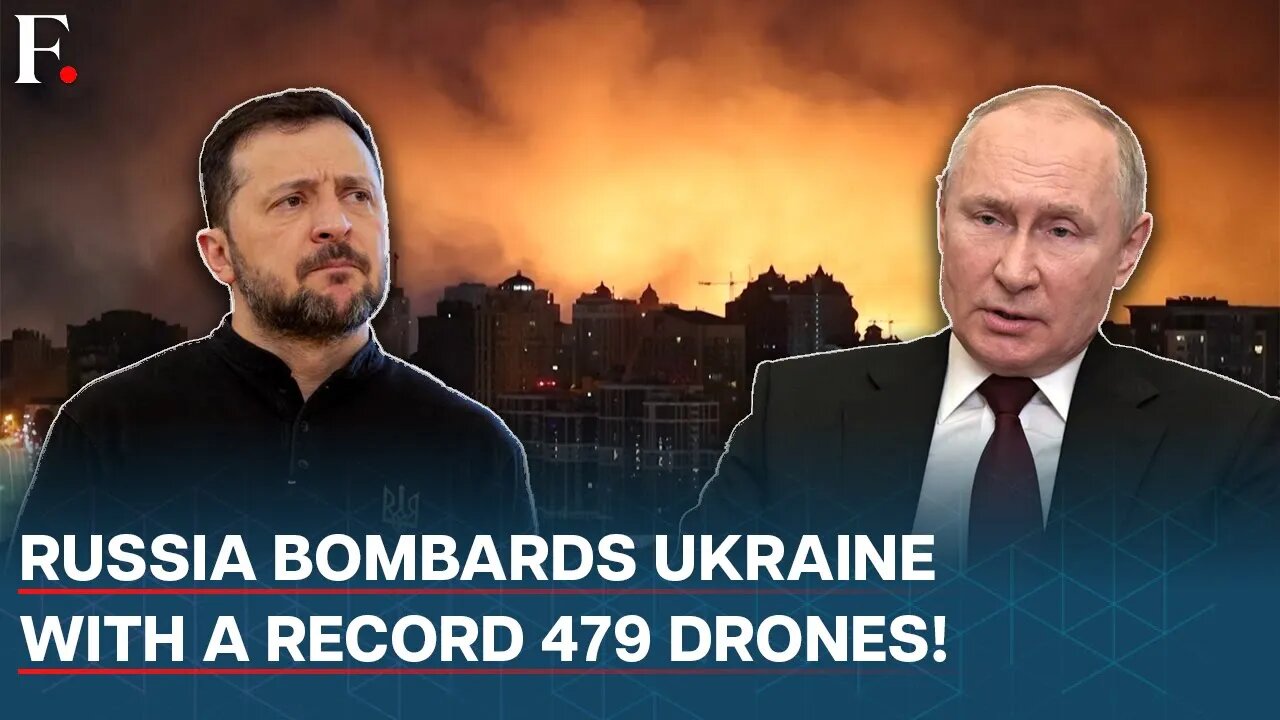 Russia Launches Drone Attacks On Ukraine_s Kyiv and Odesa_ At Least One Dead_ Four Injured _ N18G