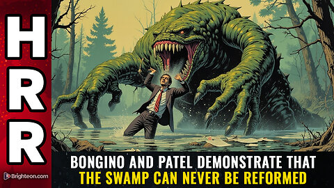 Bongino and Patel demonstrate that THE SWAMP can NEVER be reformed