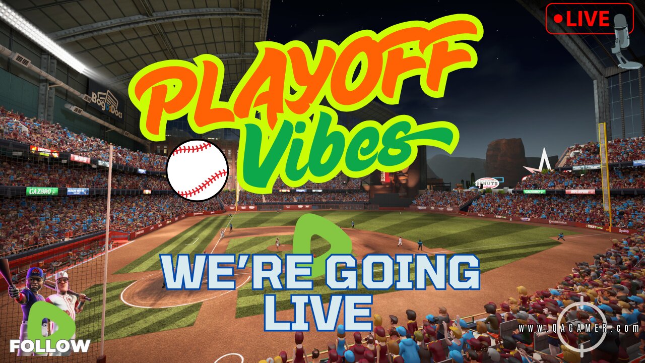 🔥QAGamer Live | SMB4: PLAYOFF TIME! ⚾