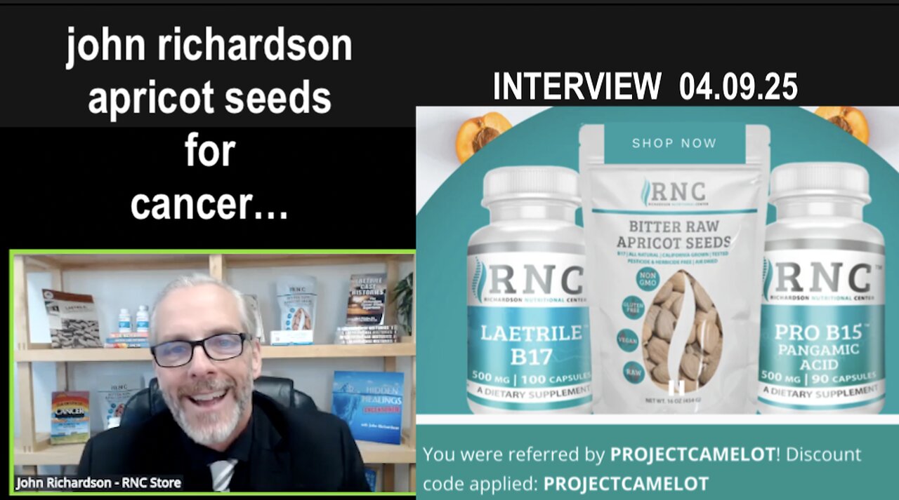 JOHN RICHARDSON APRICOT SEEDS CANCER AND QUALITY HEALTHCARE