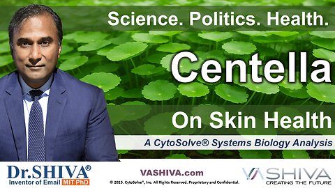 Dr.SHIVA® LIVE: Centella on Skin Health @CytoSolve® Systems Analysis
