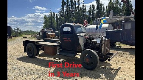 Test Drive was a Success in the 1946 Chevy Hot Rod Water Truck July 27 2025