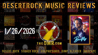 DMR LIVE - 1/26/2026 - Desert Rock & Adjacent Cool Tunes + Graphicsing