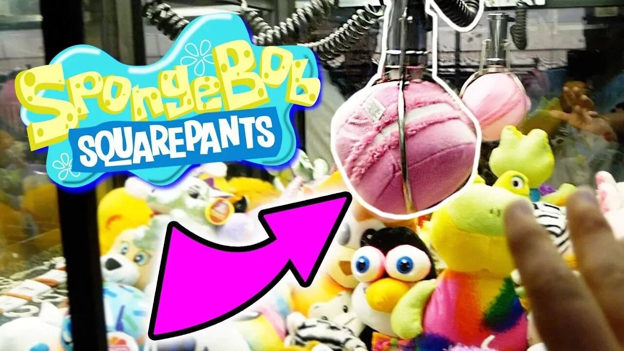 Won a KRABBY PATTY from the CLAW MACHINE?!