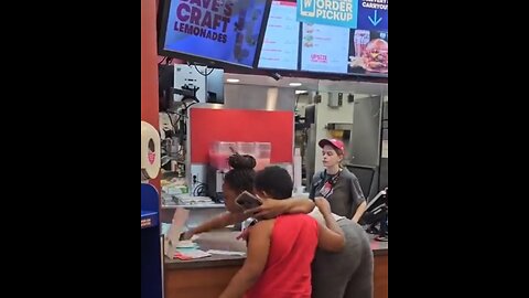 Karen at Wendy's goes on rampage, destroying store with her son present