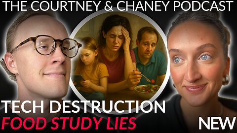 Tech Overload, Hormone Confusion & Food Lies | Ep: 102 | The Courtney And Chaney Podcast