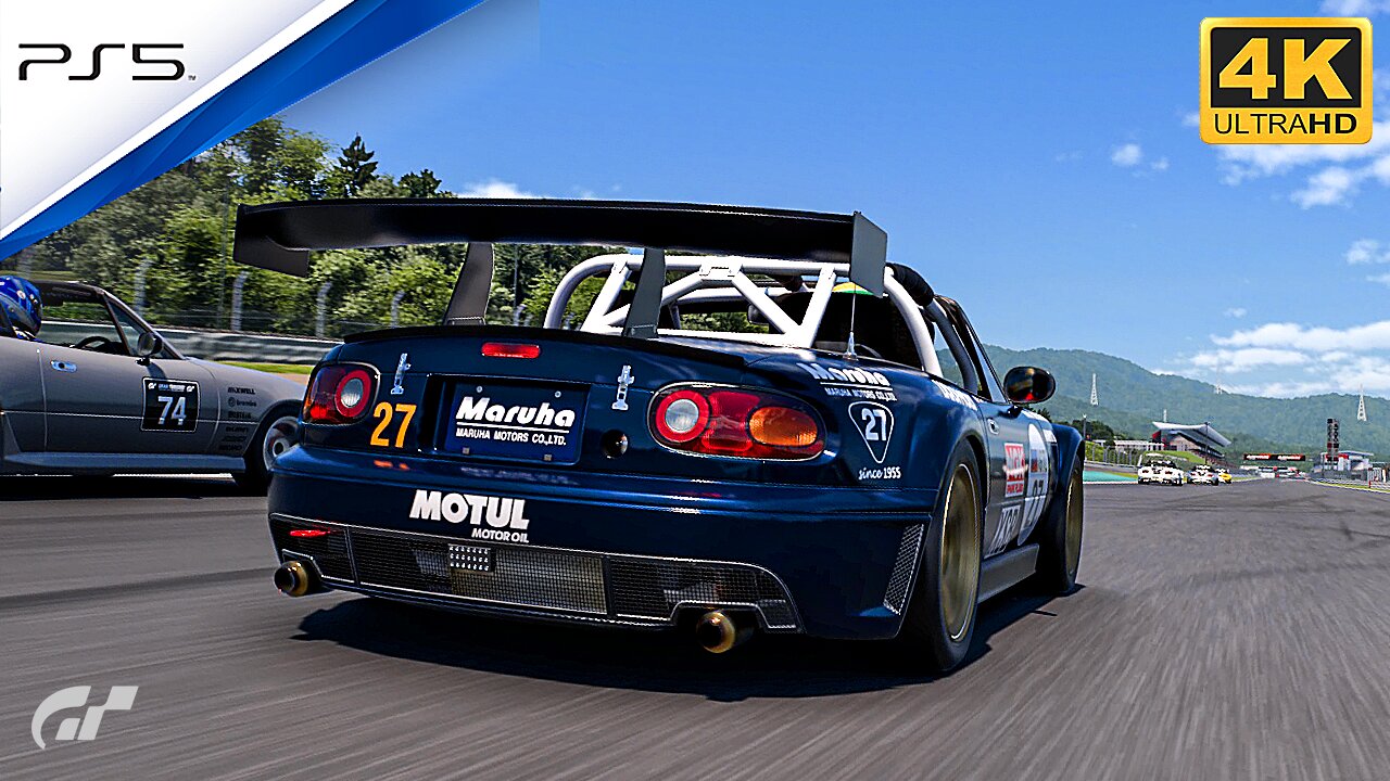 Mazda Miata Roaster Touring Tears Up Fuji Circuit in Gran Turismo 7