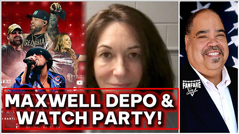 LIVE TONIGHT: Ghislaine Maxwell Deposition | Top SB Commercials | TPUSA Halftime Show Watch Party!