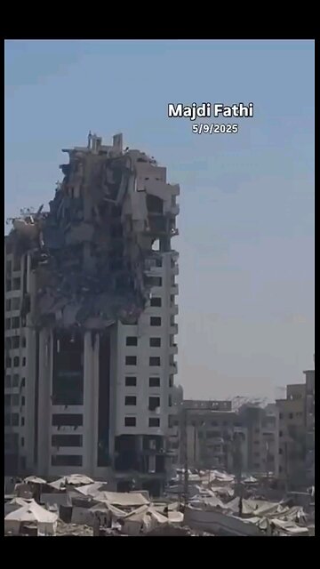 This tall terror base is gone. First of many!👏🇮🇱