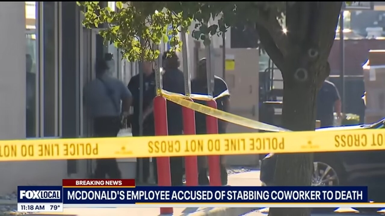 McDonald's employee stabs co-worker to death before customer intervenes