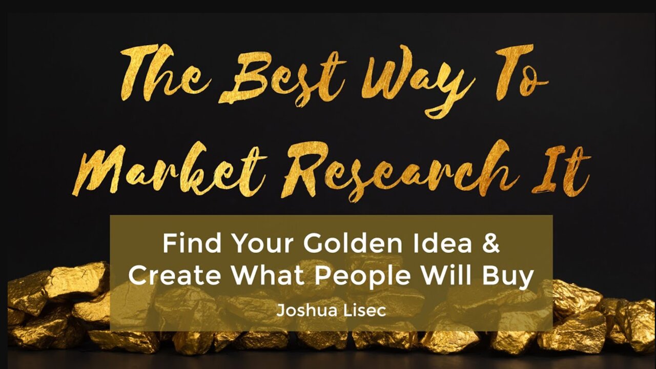 The Best Way to Market Research It w/ Celebrity Ghostwriter & Persuasive Writing Coach Joshua Lisec
