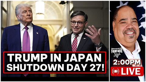 PRESIDENT TRUMP REMARKS ON AIR FORCE ONE | MIKE JOHNSON ON DAY 27 OF THE SHUTDOWN AND MORE!