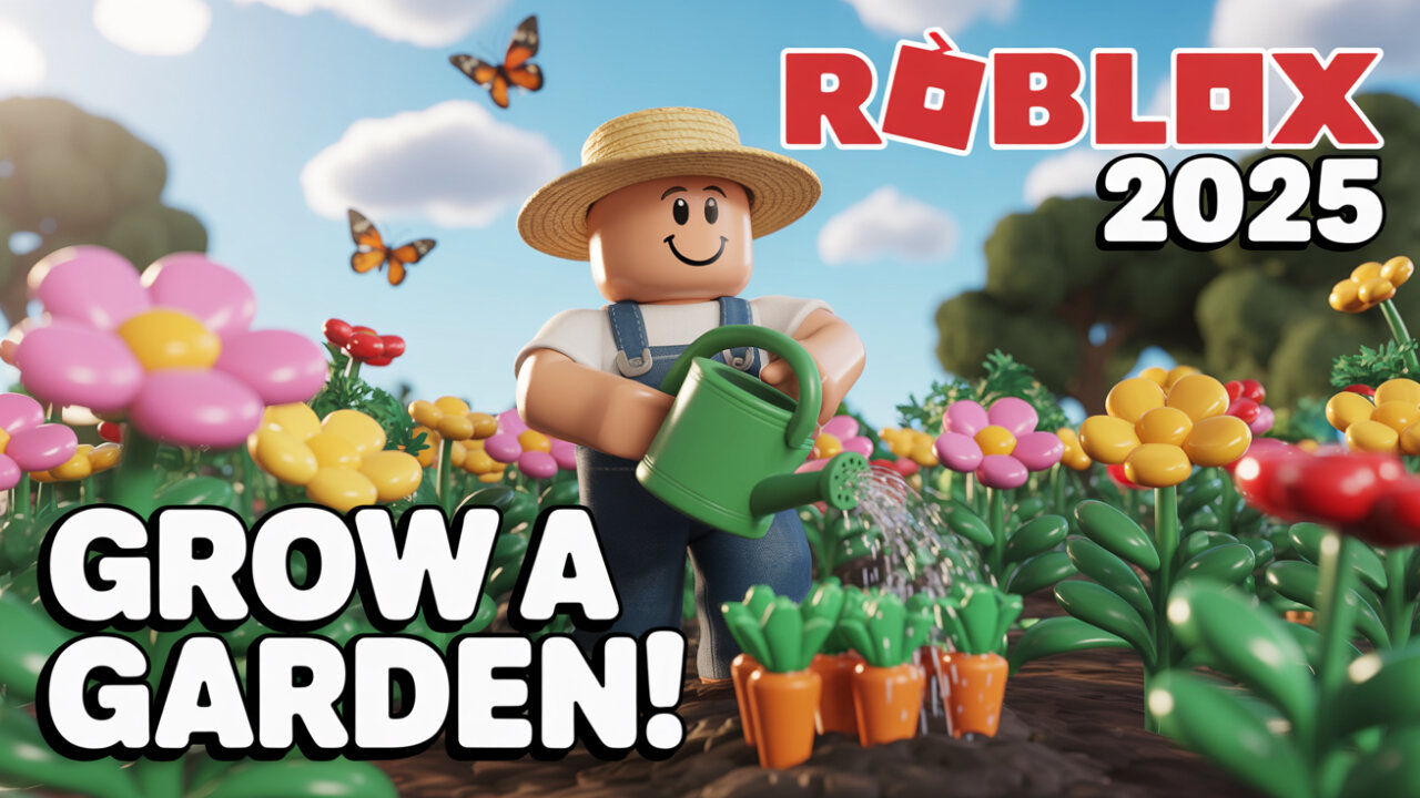 🌱 Grow a Garden in Roblox! | Relaxing & Fun Gardening Game (2025 Gameplay) DAY 1