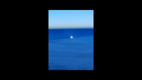 PILOT SENT ME THIS PHOTO. EARTH/HORIZON BEHIND THE MOON
