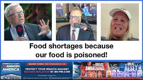 Food shortages because our food is poisoned!