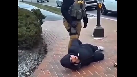 Oh My! An Illegal (?) hollering at ICE, "Take me! Take me!" As her friend records