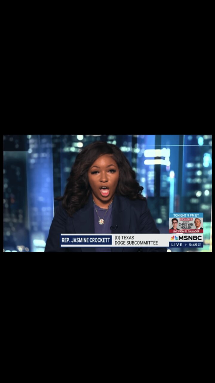 Jasmine Crockett On MSNBC: Trump & His Goons Are The Problem In This Country Right Now