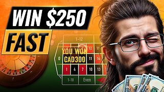 Use This Roulette Strategy to Win $250 FAST! (5 Streets + Fibonacci)