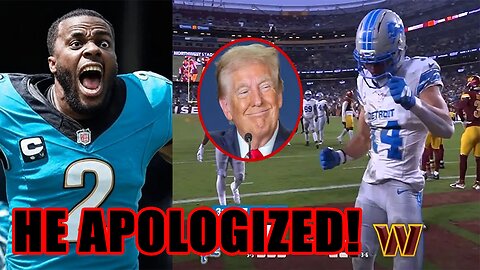 Lions' star Amon-Ra St Brown APOLOGIZES for doing Trump Dance after WOKE NFL player ATTACKS HIM!
