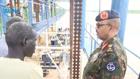 Lit-Gen Ibrahim inspects Khartoum Airport and a number of service facilities