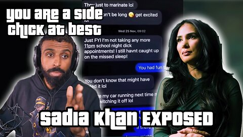 Myron EXPOSES Sadia Khan for clout chasing & being a side chick