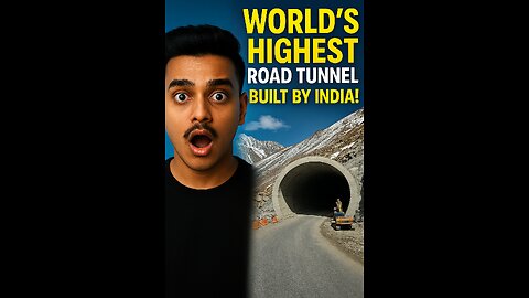 World’s Highest Road Tunnel – Built by India! 🇮🇳