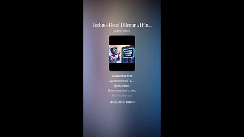Techno-Deus' Dilemma