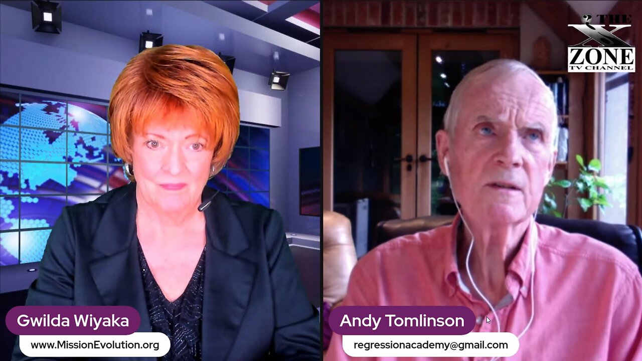 Gwilda Wiyaka Interviews - ANDY TOMLINSON - NDEs, Past Lives, Evolution