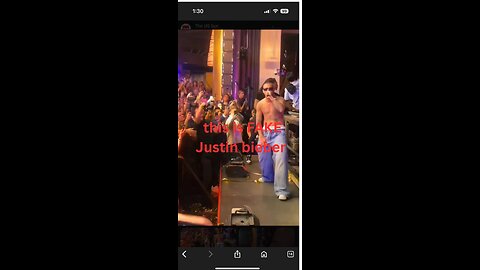this is FAKE Justin bieber