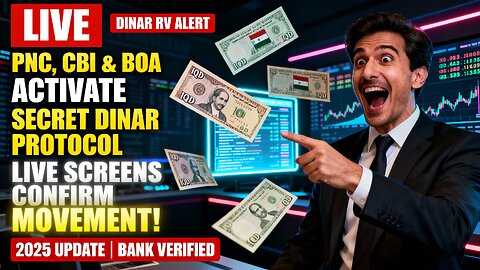 PNC, CBI & BOA Activate Secret Dinar Protocol — Live Screens Confirm Movement! 💥 Iraqi Dinar News
