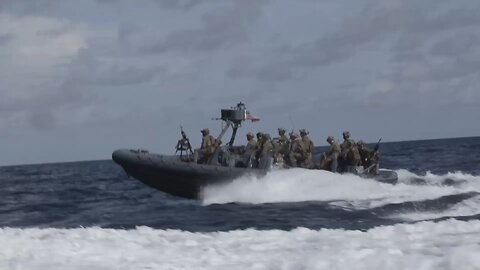 Video footage of U.S. Marines with 22nd Marine Expeditionary