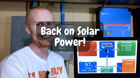 Solar Upgrade - Powering the House with the Victron 5kVA Inverters!