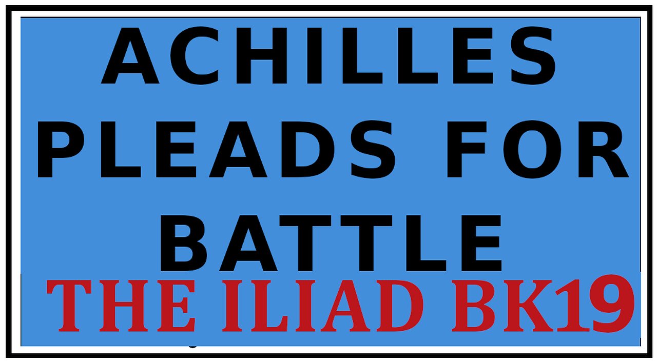 Ancient Lore: Achilles Dons His Armor Homer's -The Iliad Bk 19