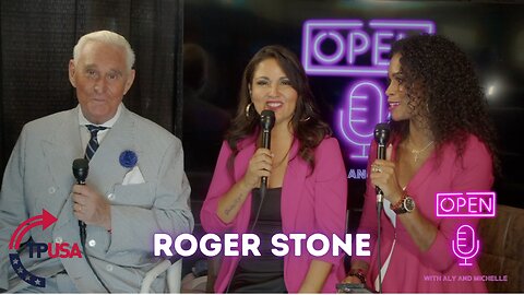 Roger Stone LIVE with Open Mic Ladies | Turning Point SAS 2025