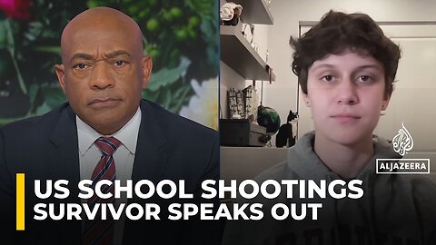 Survivor of two US school shootings calls for urgent action on gun violence