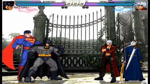 BATMAN & SUPERMAN vs VERGIL & DANTE - (Hardest AI)
