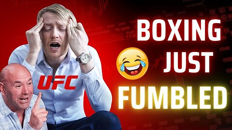BOXING is BORING: You Blew Your Chance of OVERTHROWING the UFC in 2025 | Dana White is LAUGHING!
