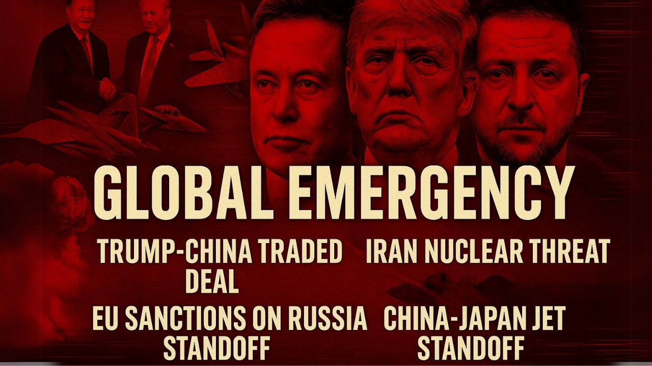 World on Edge: US-China Deal, Iran Tensions & China's Jet Standoff | Global News Update