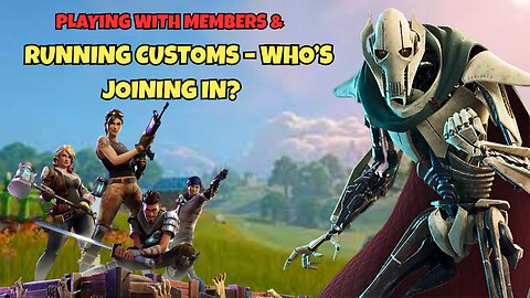 LIVE: Playing with Members & Running Customs – Who’s Joining In? 👀IND🔥